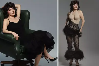 Göksel yeni imajıyla Sophia Loren'e benzetildi