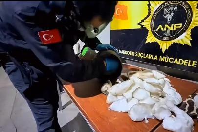 Ağrı'da gerçekleştirilen operasyonda 8 kilogram uyuşturucu ele geçirildi