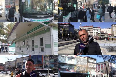 Bingöl’de toplu taşıma ücretlerine tepki
