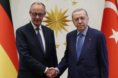 Cumhurbaşkanı Erdoğan, Almanya Başbakanı Merz ile görüştü