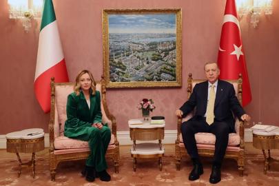 Cumhurbaşkanı Erdoğan, İtalya Başbakanı Meloni ile görüştü