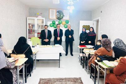 Daire Başkanı Erhan Batman'da Kur'an kursunu ziyaret etti