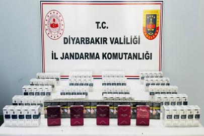 Diyarbakır’da çok sayıda  kaçak malzeme ele geçirildi