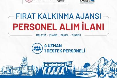Fırat Kalkınma Ajansı personel alımı başvuruları başladı