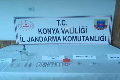 Konya'da uyuşturucu operasyonu: 2 tutuklama