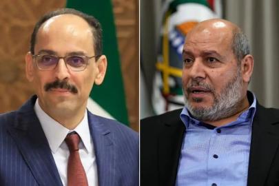 MİT Başkanı Kalın, HAMAS heyeti ile görüştü