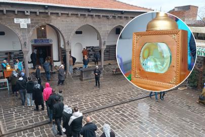 Siverek'te Sakal-ı Şerif yoğun ilgiyle ziyarete açıldı