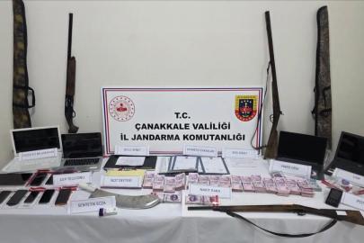 Çanakkale merkezli tefecilik operasyonu: 19 gözaltı