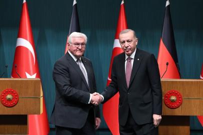 Cumhurbaşkanı Erdoğan, Almanya Cumhurbaşkanı Steinmeier ile görüştü