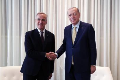 Cumhurbaşkanı Erdoğan, Kanada Başbakanı Carney ile görüştü