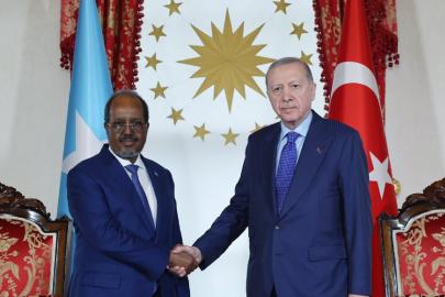 Cumhurbaşkanı Erdoğan, Somali Cumhurbaşkanı Mahmud ile görüştü