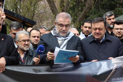 Gaziantep'te siyonist israilin idam kararı kınandı