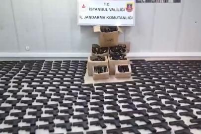 İstanbul ve Adana’da 1107 ruhsatsız tabanca ele geçirildi
