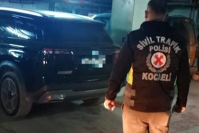 Kaldırımdan ilerleyen sürücüye ceza