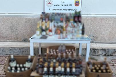 Kepez’de kaçak alkol operasyonu