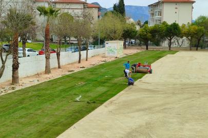 Muğlaspor'da tesislerine çim saha geliyor