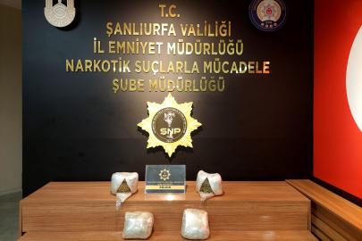 Şanlıurfa’da uyuşturucu operasyonunda 2 gözaltı