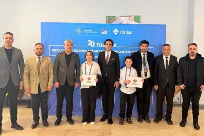 Siirt'te ortaokul öğrencileri TÜBİTAK’ta bölge birincisi oldu
