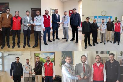 Umut Kervanı, Genç ilçesinde desteklerinden ötürü kurumlara teşekkür ziyareti