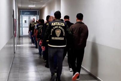 Antalya merkezli dolandırıcılık operasyonunda 14 şüpheli tutuklandı