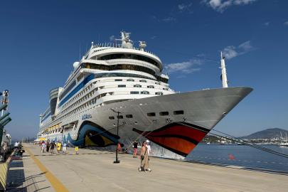 Bodrum’a bayramda denizden 2 bin 377 turist geldi