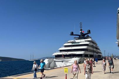Bodrum’a çifte kruvaziyer ile 1860 turist geldi