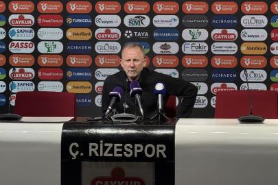 Çaykur Rizespor-Beşiktaş maçının ardından açıklamalar