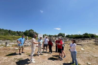 Cruise turistlerinin yeni rotası Stratonikeia oldu