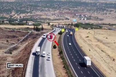 Gaziantep'te drone destekli radar denetimleri: Bin 346 araca ceza