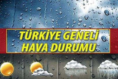 Hafta sonu yurt genelinde yağışlı hava