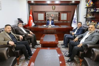 HÜDA PAR Elazığ İl Başkanlığı’ndan Belediye Başkanı Şerifoğulları’na ziyaret