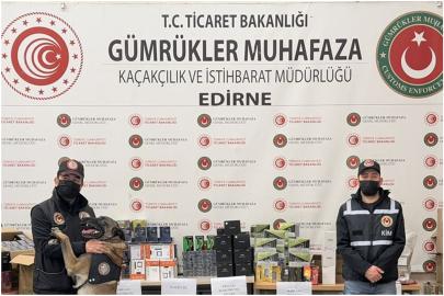 Kapıkule’de uyuşturucu ve kaçak ürün operasyonu