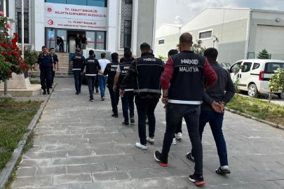 Malatya'da uyuşturucudan 8 tutuklama