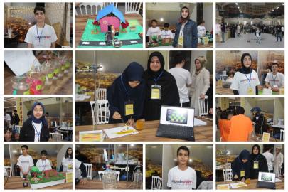 Mardin'de düzenlenen Bilim ve Sanat Festivalinde imam hatip öğrencilerinin hazırladığı projeler yoğun ilgi gördü
