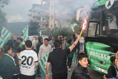 Muğlaspor'a coşkulu karşılama