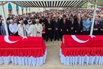 Tekirdağ'da şehitlerimizin cenaze namazı kılındı
