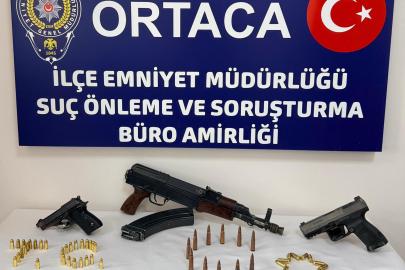 Uzun namlulu silahla yakalanan şüpheli tutuklandı