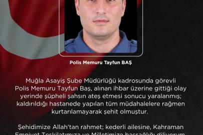 Muğla'da KADES ihbarına giden polis memuru silahlı saldırıda şehit oldu (3)