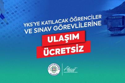 Muğla'da öğrenciler ve sınav görevlilerine ücretsiz ulaşım desteği