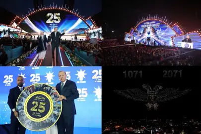 AK Parti 25 yaşında! Görsel şovlar tarihe damga vurdu