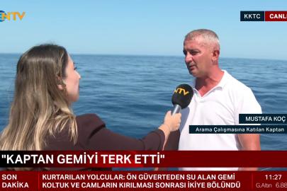 Girne'deki feribot kazasından kurtulanların iddiası doğrulandı: "Kaptanı ben taşıdım"