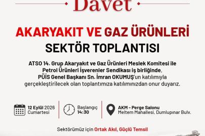 Akaryakıt ve gaz ürünleri sektörü, Antalya'da bir araya geliyor