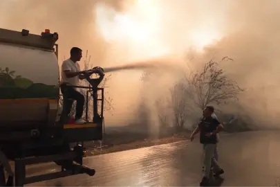 Aksu’daki yangının enerjisi düşürüldü: Bir vatandaş hayatını kaybetti