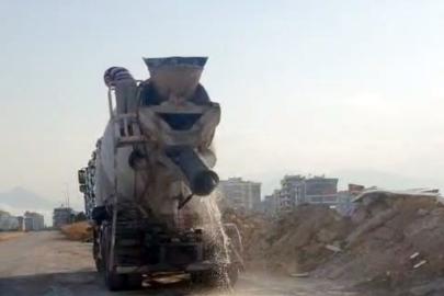 Çevreyi kirleten beton mikserine 200 bin TL ceza